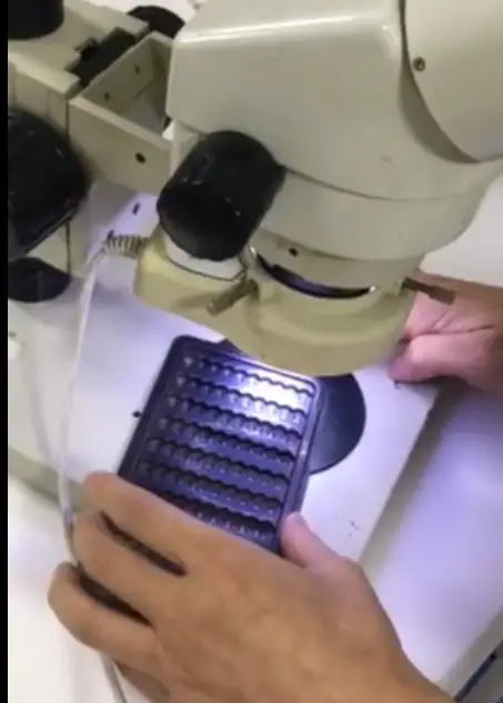 背光源吸塑托盘显微镜下检测